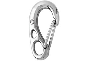 Wichard Karabijnhaak (veiligheidshaak) met vast oog HR RVS