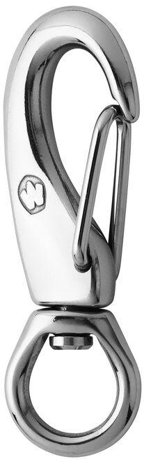 Wichard Karabijnhaak met wartelend oog RVS