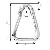 Wichard Karabijnhaak delta RVS