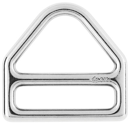 Wichard Triangel met brug RVS 6 x 45 mm