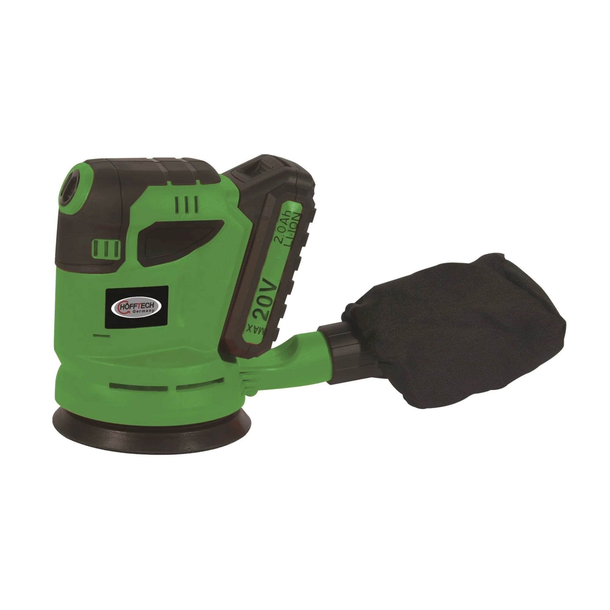 Hofftech Accu schuurmachine excentrisch 125 mm 20v 2000 mAh