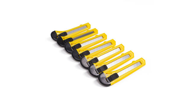 Benson Afbreekmessen set 18 mm 7-delig