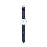 Bron Horloge kompas zilver/ navy - dames