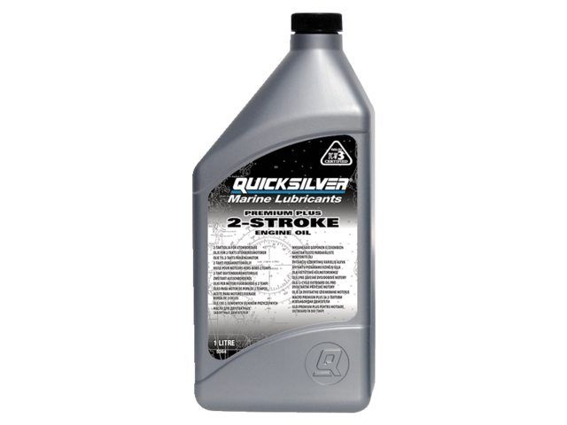 Quicksilver Premium plus 2-takt buitenboordmotor olie TC-W3 1L 858026QB1