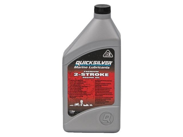 Quicksilver Premium 2-takt buitenboordmotor olie TC-W3 1L 8M0205370