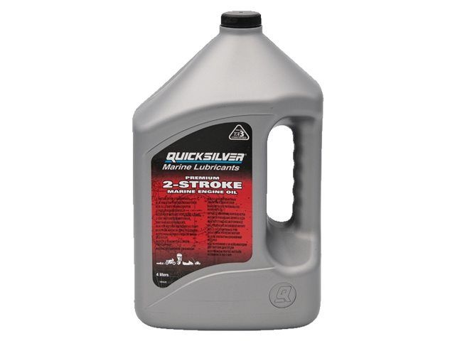 Quicksilver Premium 2-takt buitenboordmotor olie TC-W3 4L 8M0205371
