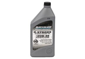 Quicksilver 25W40 4-takt semisynthetische motorolie 1L º 8M0086226