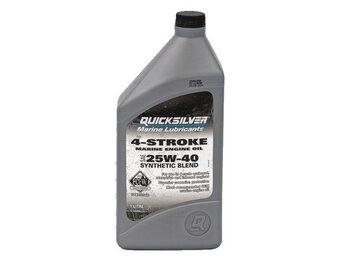 Quicksilver 25W40 4-takt semisynthetische motorolie 1L º 8M0086226