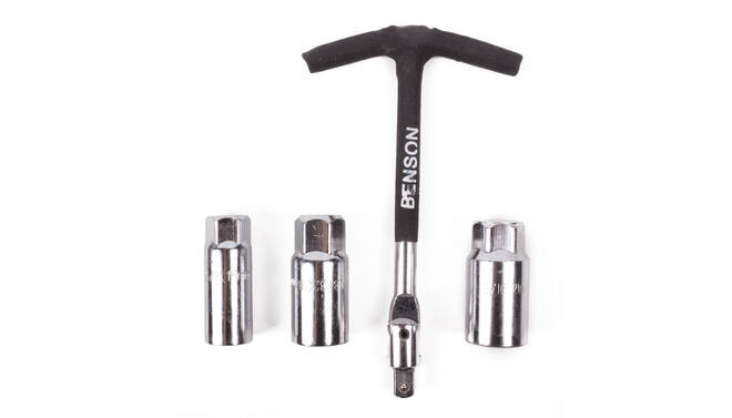 Benson Bougiesleutel set 4-delig