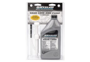 Quicksilver High performance staartstuk olie SAE90 + pomp 1L 8M0219576