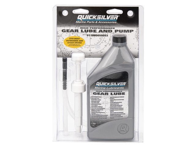 Quicksilver High performance staartstuk olie SAE90 + pomp 1L 8M0219576