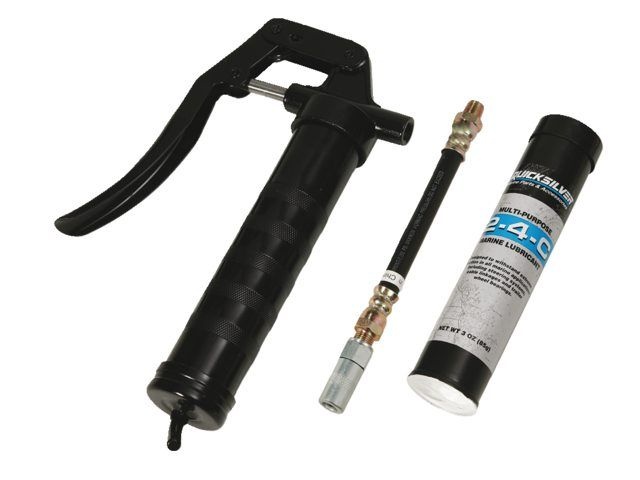 Quicksilver 2-4-C marine smeervet met PTFE + pistool 85g 8M0213123