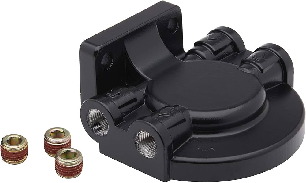 Quicksilver Brandstoffilterhouder aluminium met aansluitingen 89876A3