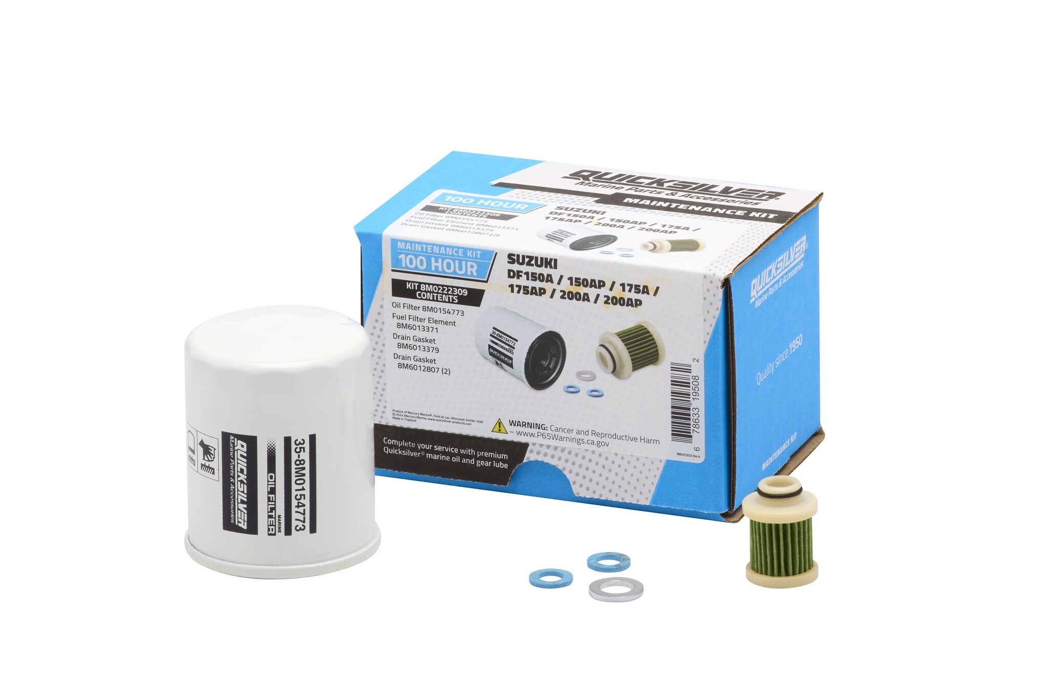 Quicksilver Onderhoudskit Suzuki DF150A/150AP/175A/175AP/200A/200AP 8M0222309