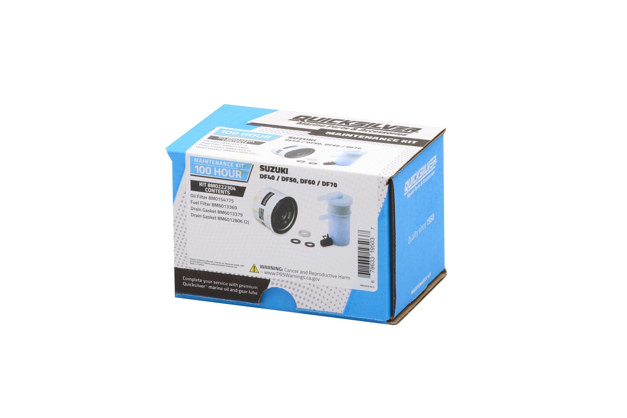 Quicksilver Onderhoudskit Suzuki DF40/DF50, DF60/DF70 8M0222304, foto 2 van 3