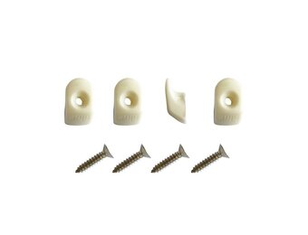 Blue Performance Witte haakjes met schroeven (4)