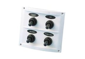 Trem Schakelpaneel 4 schakelaars Wit