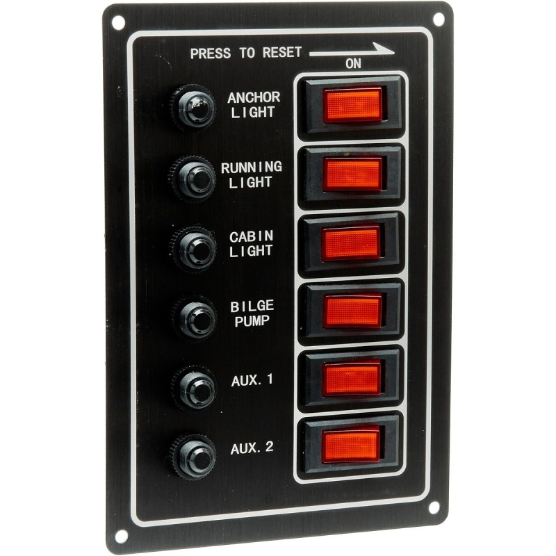 Allpa Schakelpaneel 6 voudig