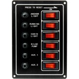 Allpa Schakelpaneel 6 voudig