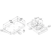 Allpa Draaiplateau met slede