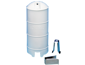 Radarreflector EM180-BR met RVS mastbeugels, wit (wheelmark)