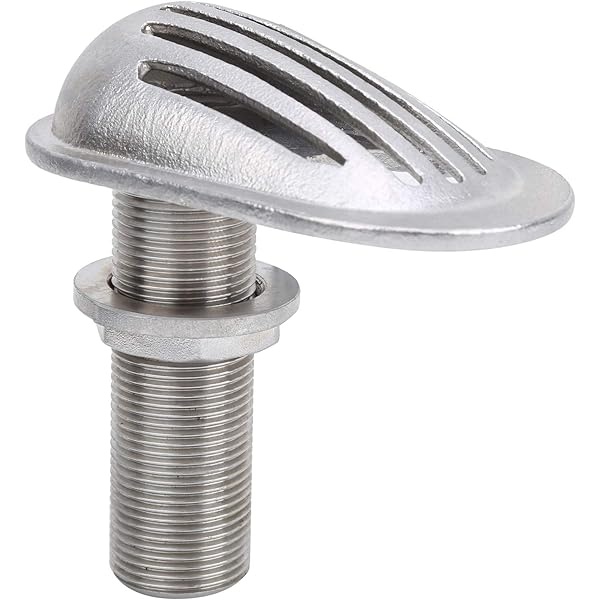 Vetus Huiddoorvoer met schelp/ Waterinlaat RVS