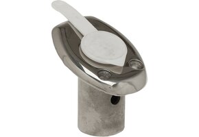 Talamex Vlaggestokhouder inbouw RVS met snap-lock