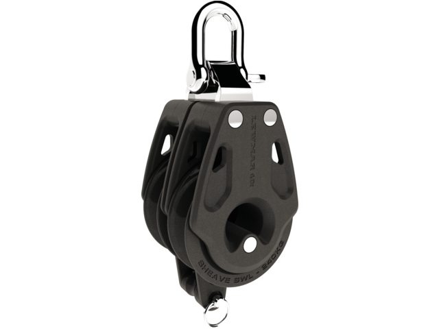 Lewmar 2-schijfs Control blok met hondsvot en sluiting