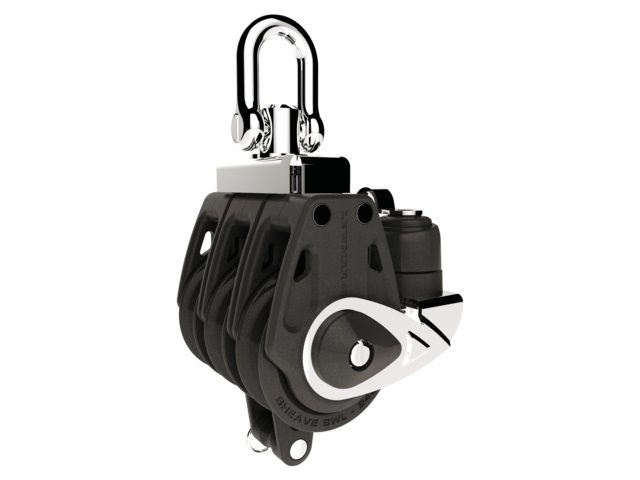 Lewmar 3-schijfs Control blok met hondsvot, klem en sluiting