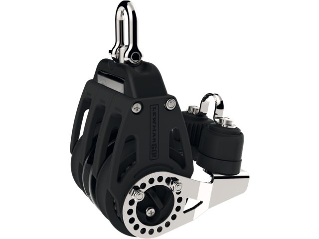 Lewmar 3-schijfs Control blok met ratel, klem en oog