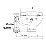 Talamex Toilet handbediend Standaard turn2lock
