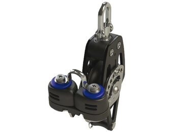 Lewmar 1-schijfs HTX blok met hondsvot en klem