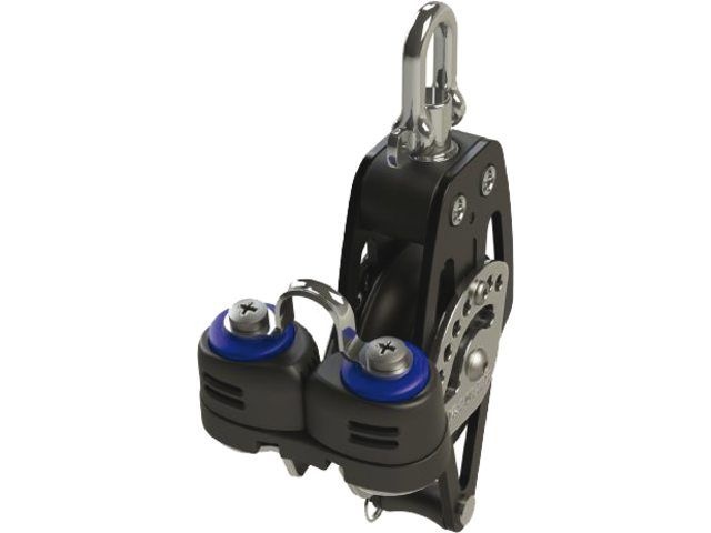 Lewmar 1-schijfs HTX blok met hondsvot en klem