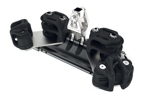 Lewmar Overloopslede met upstand, 4 controleschijven en klemmen size 1-2