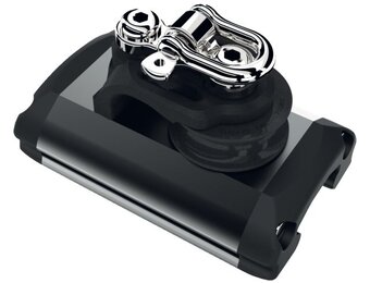 Lewmar Midtrack eindstop met controle schijf en hondsvot size 2