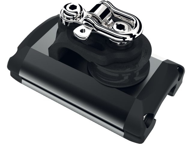 Lewmar Midtrack eindstop met controle schijf en hondsvot