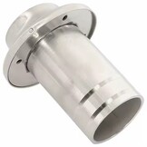 BW Uitlaat -spiegeldoorvoer RVS met terugslagklep