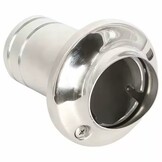 BW Uitlaat -spiegeldoorvoer RVS met terugslagklep