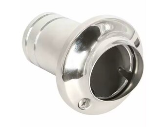 BW Uitlaat -spiegeldoorvoer RVS met terugslagklep