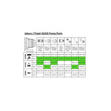 Jabsco 30655-1000 2 x Slangtule haaks 1/2" BSP
