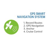 Haswing Elektrische trolling motor Cayman B / 55 Lbs GPS zwart