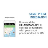 Haswing Elektrische trolling motor Cayman B / 55 Lbs GPS zwart