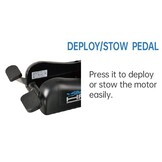 Haswing Elektrische trolling motor Cayman B / 55 Lbs GPS zwart