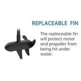 Haswing Elektrische trolling motor Cayman B / 55 Lbs zwart