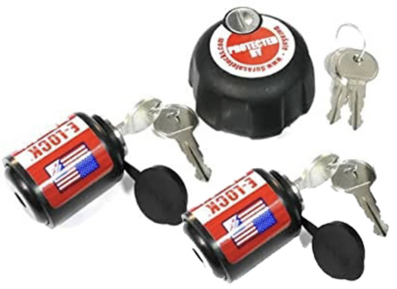 DuraSafe Combo EL6-2 - 2x E-Lock / RAM mount C ball, gelijksluitend