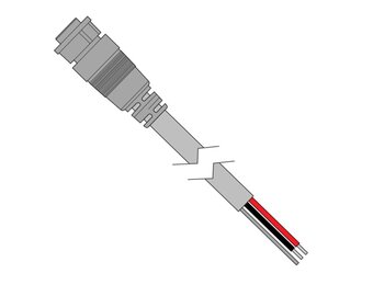 Raymarine Cyclone voedingskabel