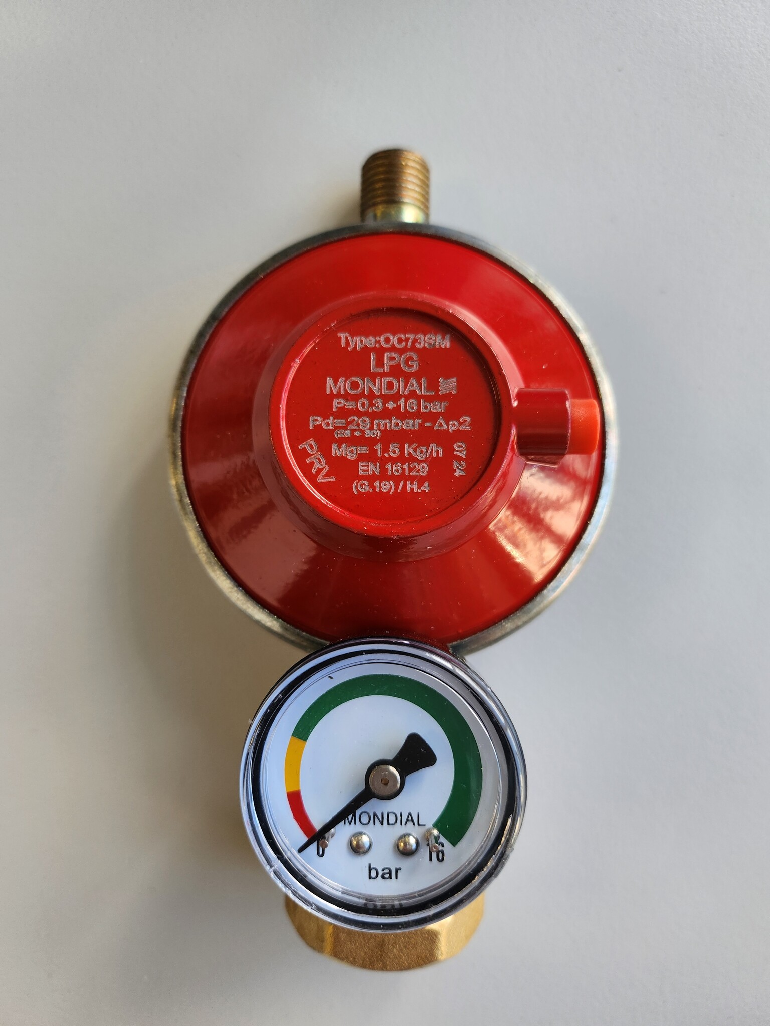 Talamex Universele gasdrukregelaar met manometer