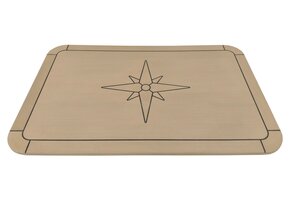 Eude Tafelblad Eco teak Classic soft 58cm x 90cm