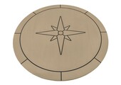 Tafelblad Eco teak Circle ø 65cm