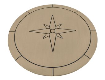 Eude Tafelblad Eco teak Circle ø 65cm